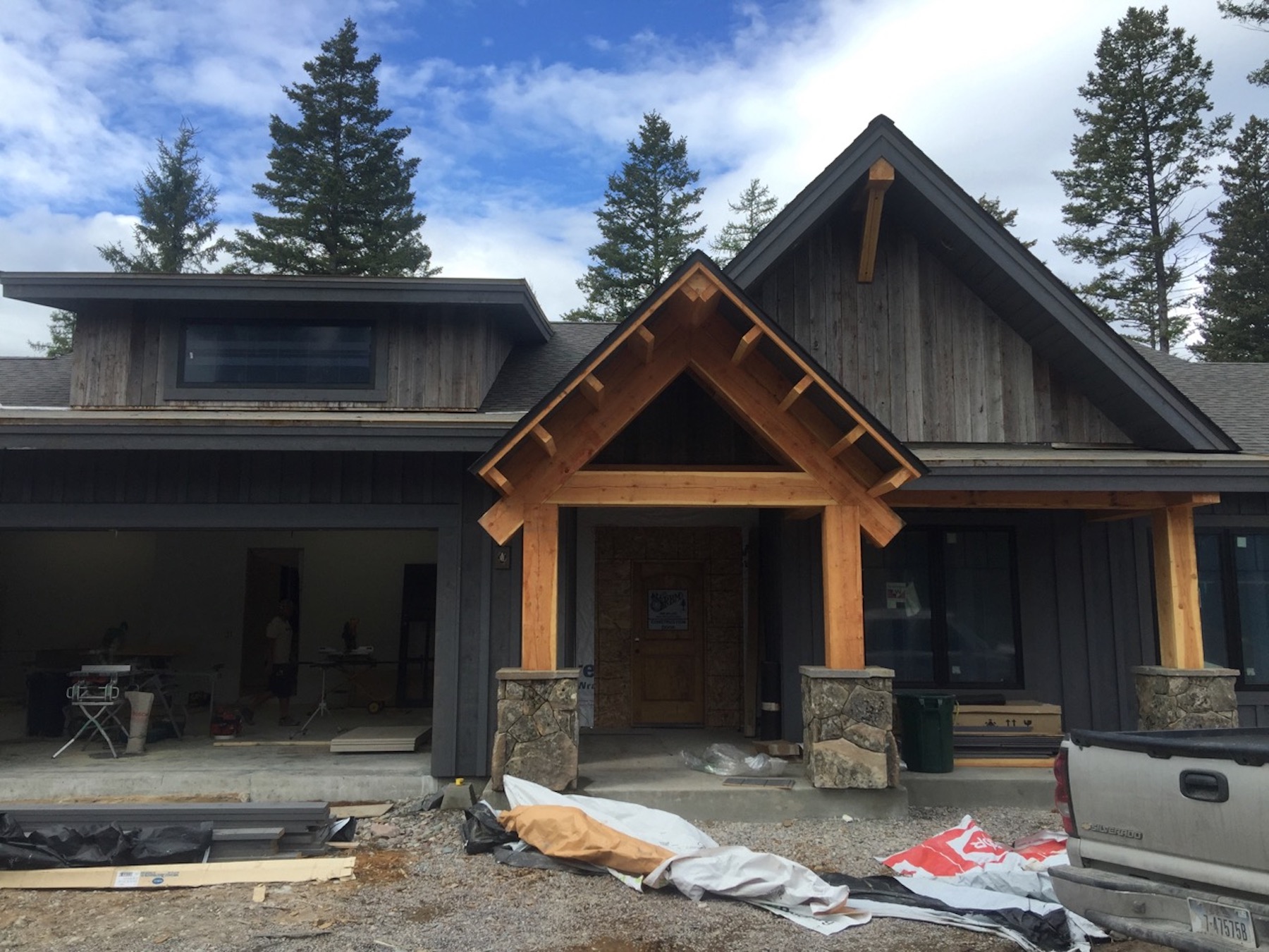 #buildwhitefish Barrongwhitefish montana home from old montana building company oldmt.com