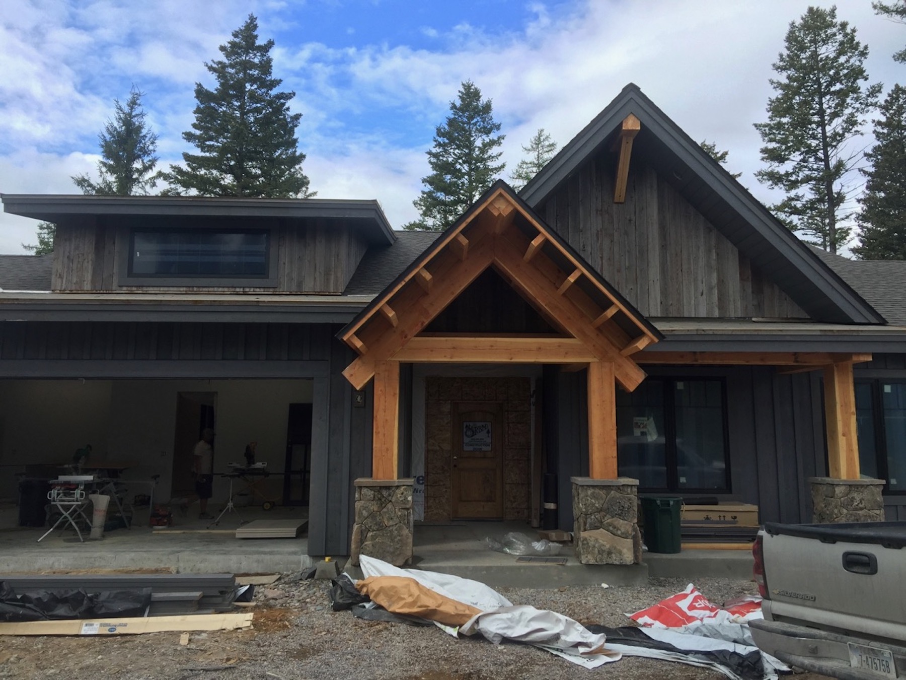 #buildwhitefish Barrongwhitefish montana home from old montana building company oldmt.com
